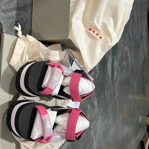 Marni never been worn wedge sandals
